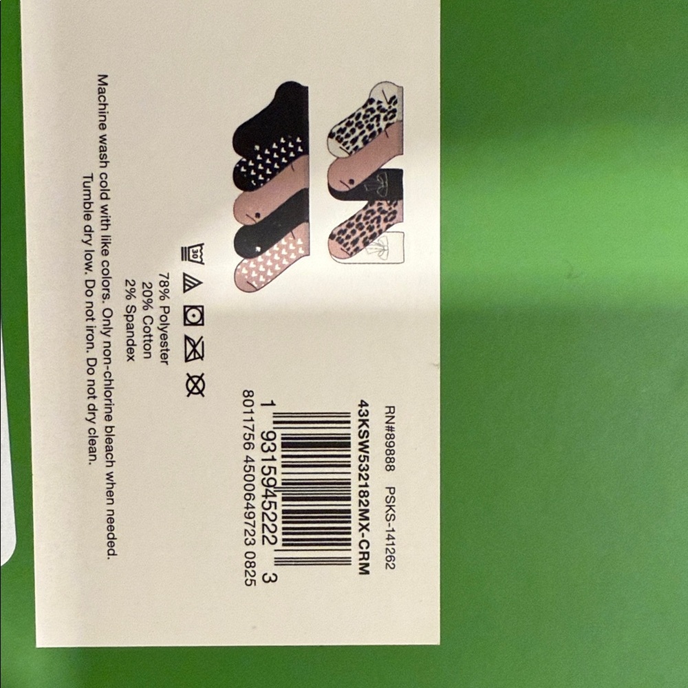 Kate Spade Multicolor 10 Days of Sock with Gift Box 🎁 - Picture 5 of 5
